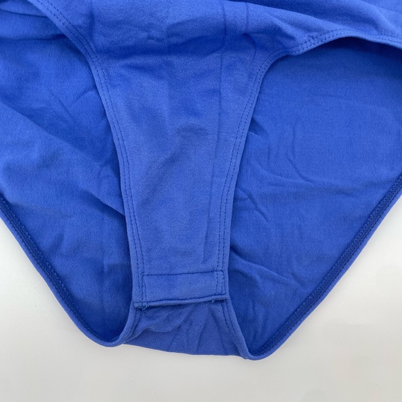 NWT BCBG MaxAzria Nylon Bodysuit - Blue - Size M/L - Picture 4 of 7